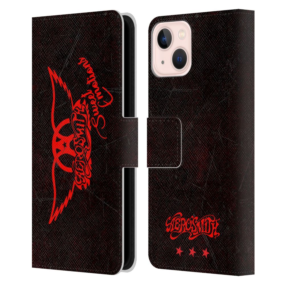 AEROSMITH エアロスミス (結成 55周年 ) - Classics / Red Winged Sweet Emotions レザー手帳型 / Apple iPhoneケース - PGS